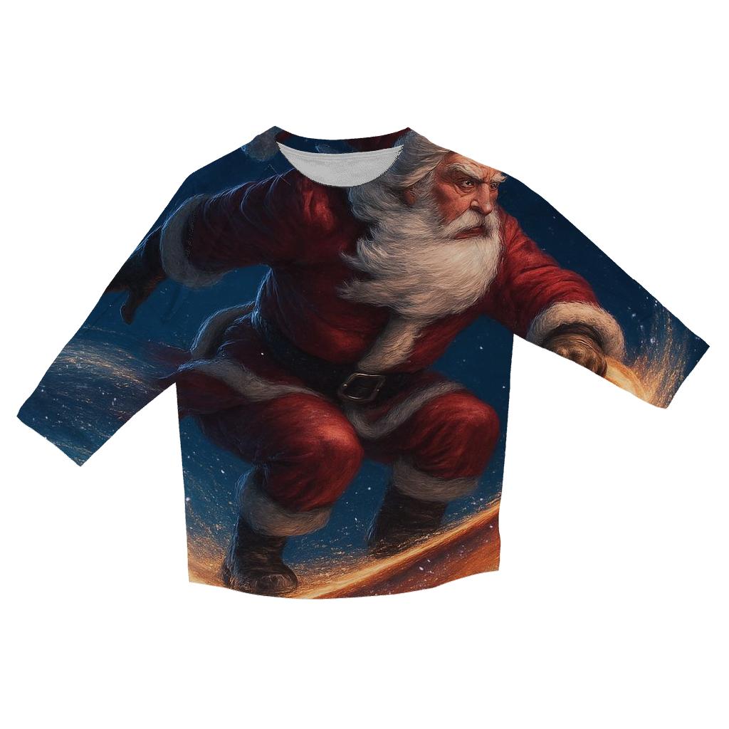Starlight Speed Santa Drift stylish quarter sleeve tops
