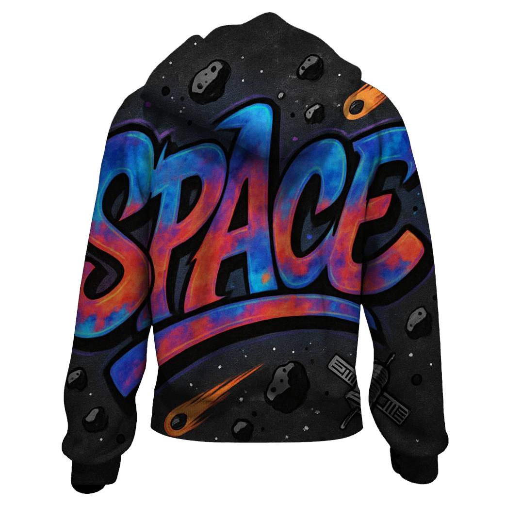Galactic Graffiti Flow hoodie trends