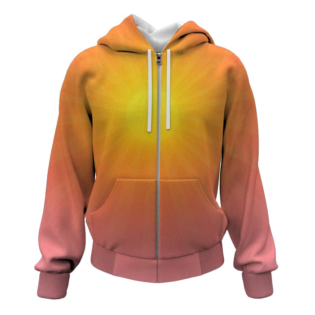 Citrus Sky Gradient hoodies fashion