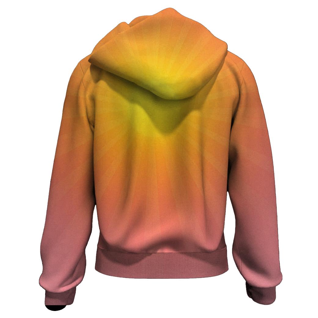 Citrus Sky Gradient hoodies fashion