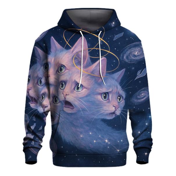 Cat Of Collapsing Timelines heavyweight hoodies