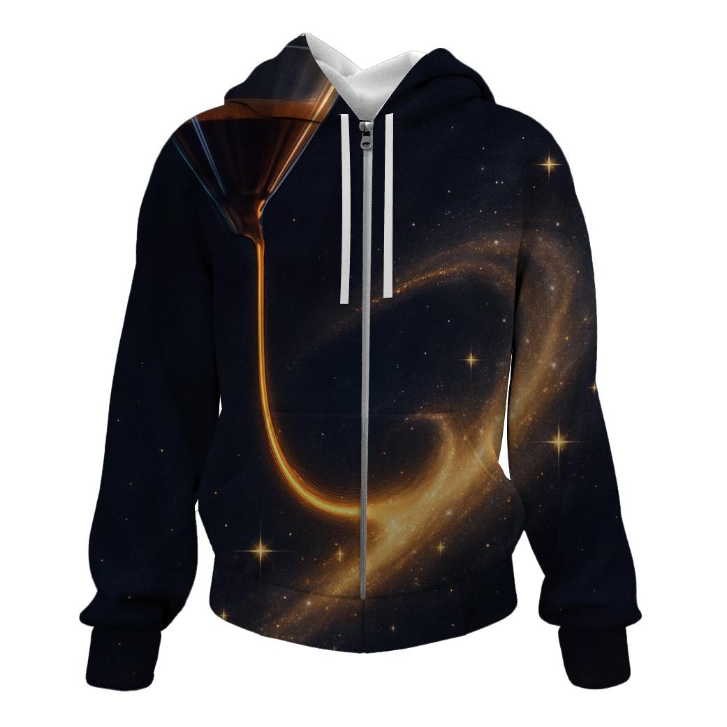 Galactic Pour Over Arc graphic hoodies