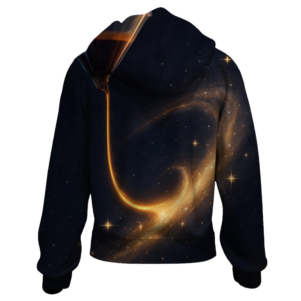 Galactic Pour Over Arc graphic hoodies