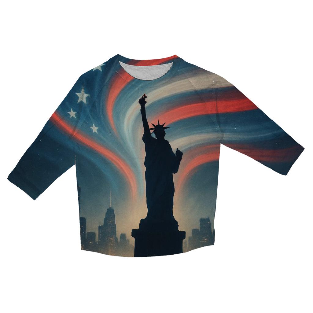 Liberty Skyline Aurora stylish quarter sleeve tops