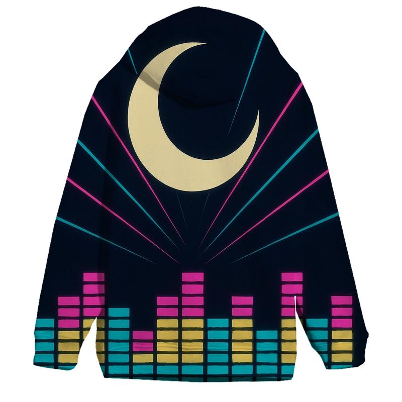 Laser Moon Soundwaves lightweight hoodies