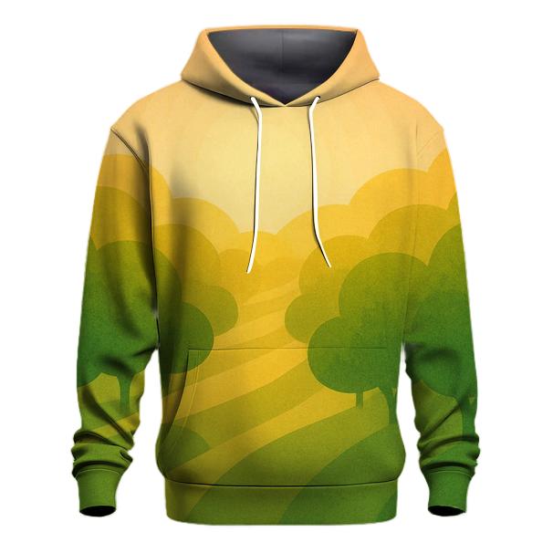 Solar Orchard Gradient printed hoodies