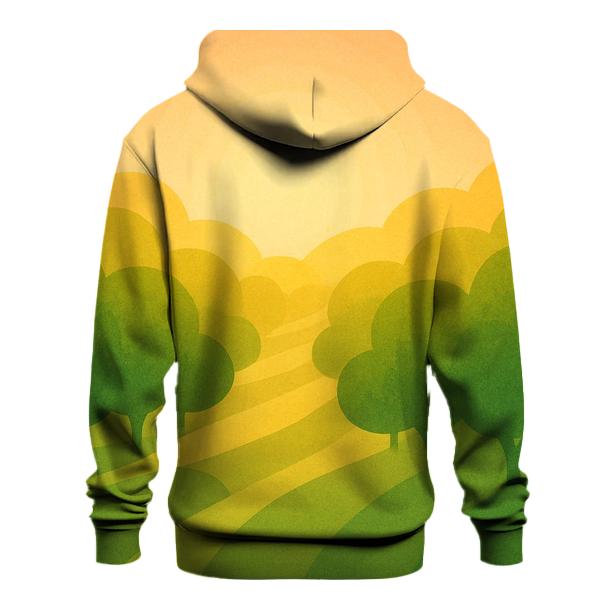 Solar Orchard Gradient printed hoodies