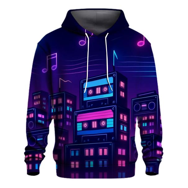 Neon Mixtape Skyline pullover hoodies