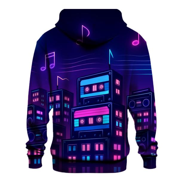 Neon Mixtape Skyline pullover hoodies