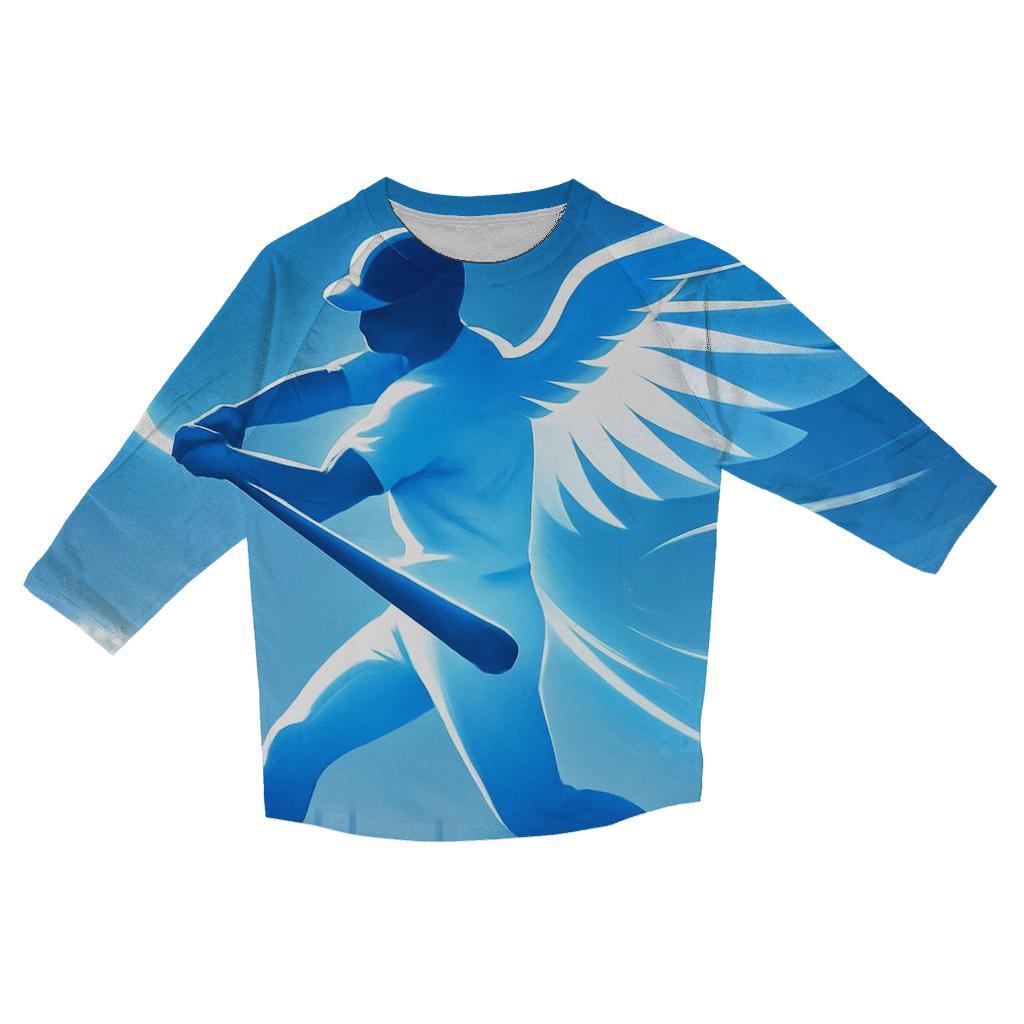 Sky Trail Blue Jays Swing custom 3/4 sleeve shirts