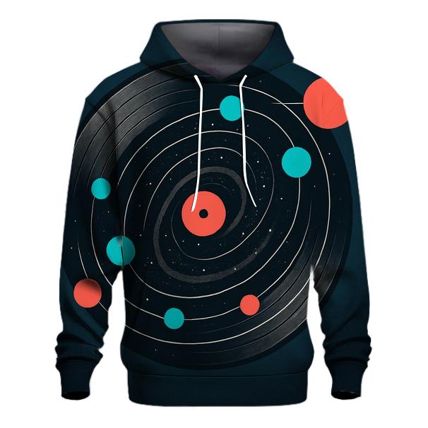 Orbiting Vinyl Galaxy custom hoodies