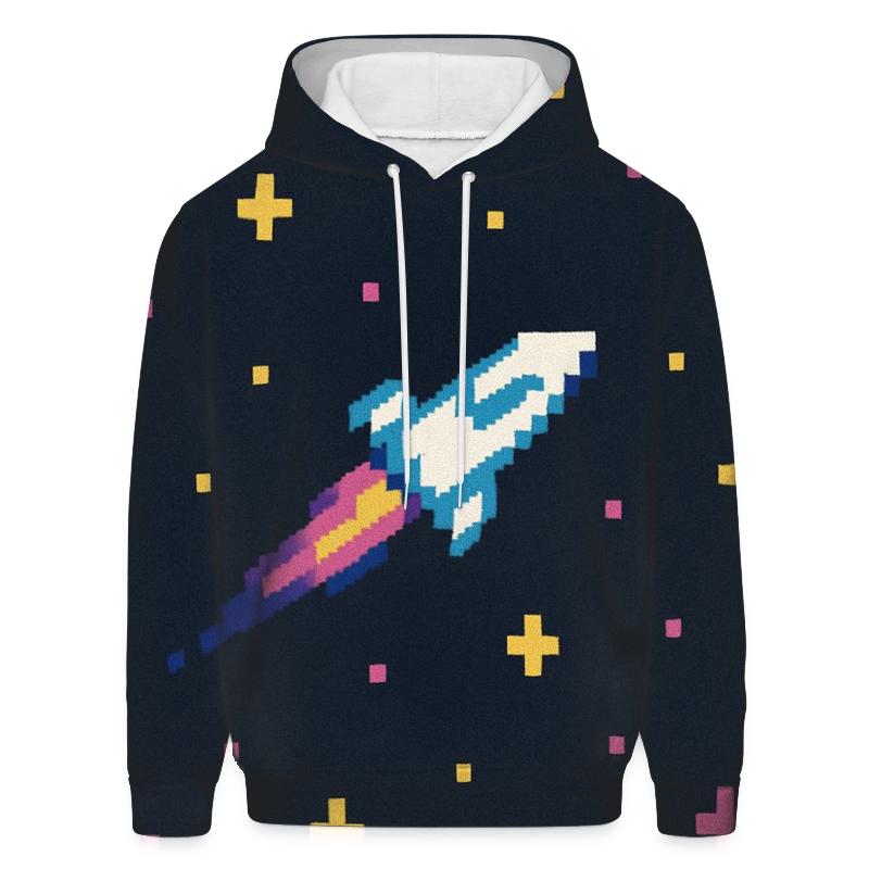 Pixel Star Voyager custom hoodies