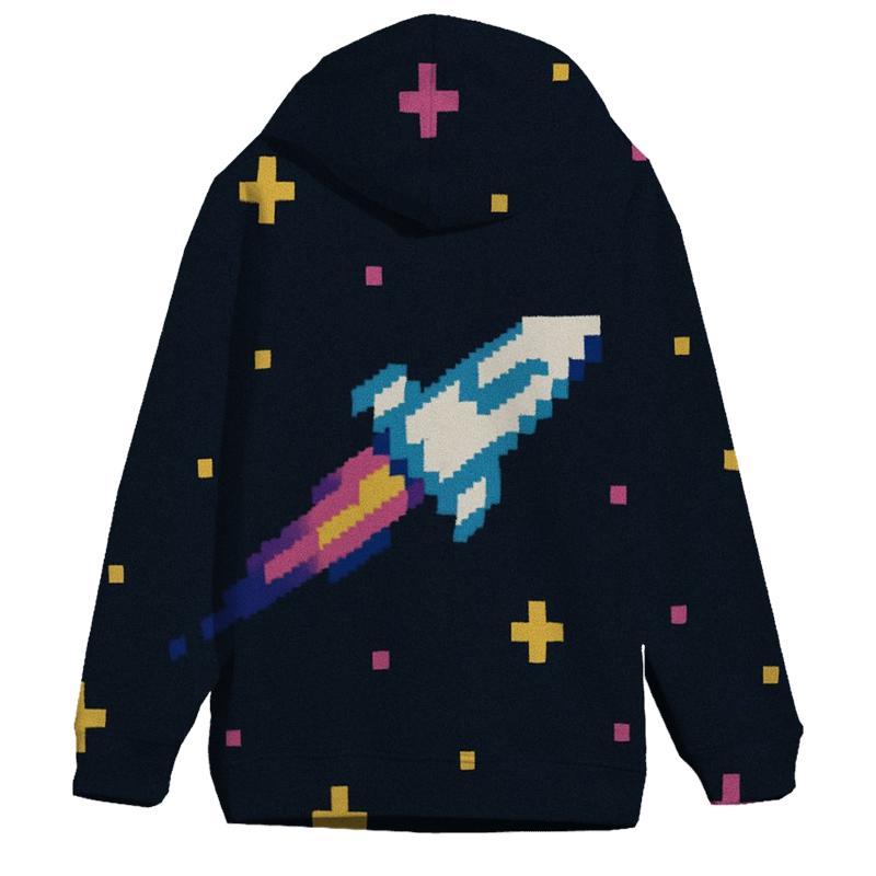 Pixel Star Voyager custom hoodies