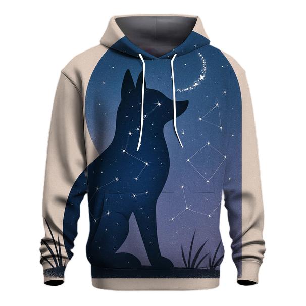 Stargazer Fox Silhouette hoodie styles