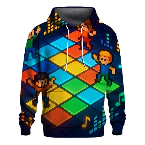 Pixel Dance Arcade Floor custom hoodies