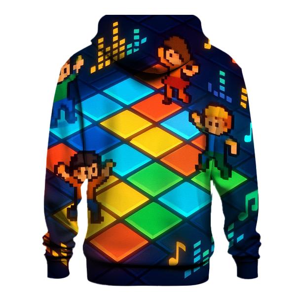 Pixel Dance Arcade Floor custom hoodies