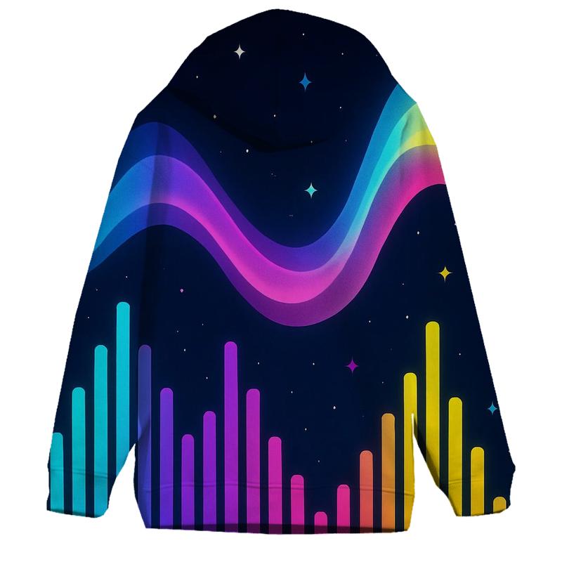 Aurora Neon Spectrum lightweight hoodies