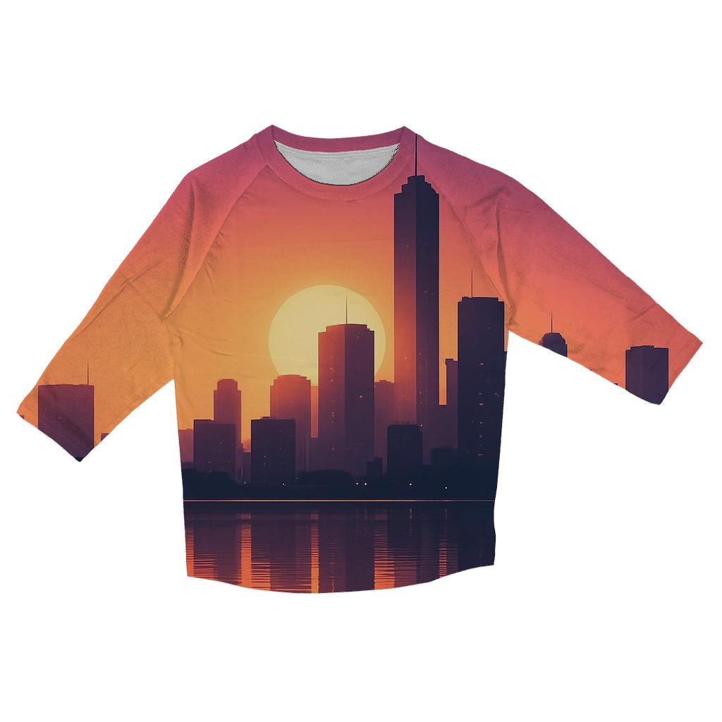 Skyline Mirage Afterglow stylish quarter sleeve tops