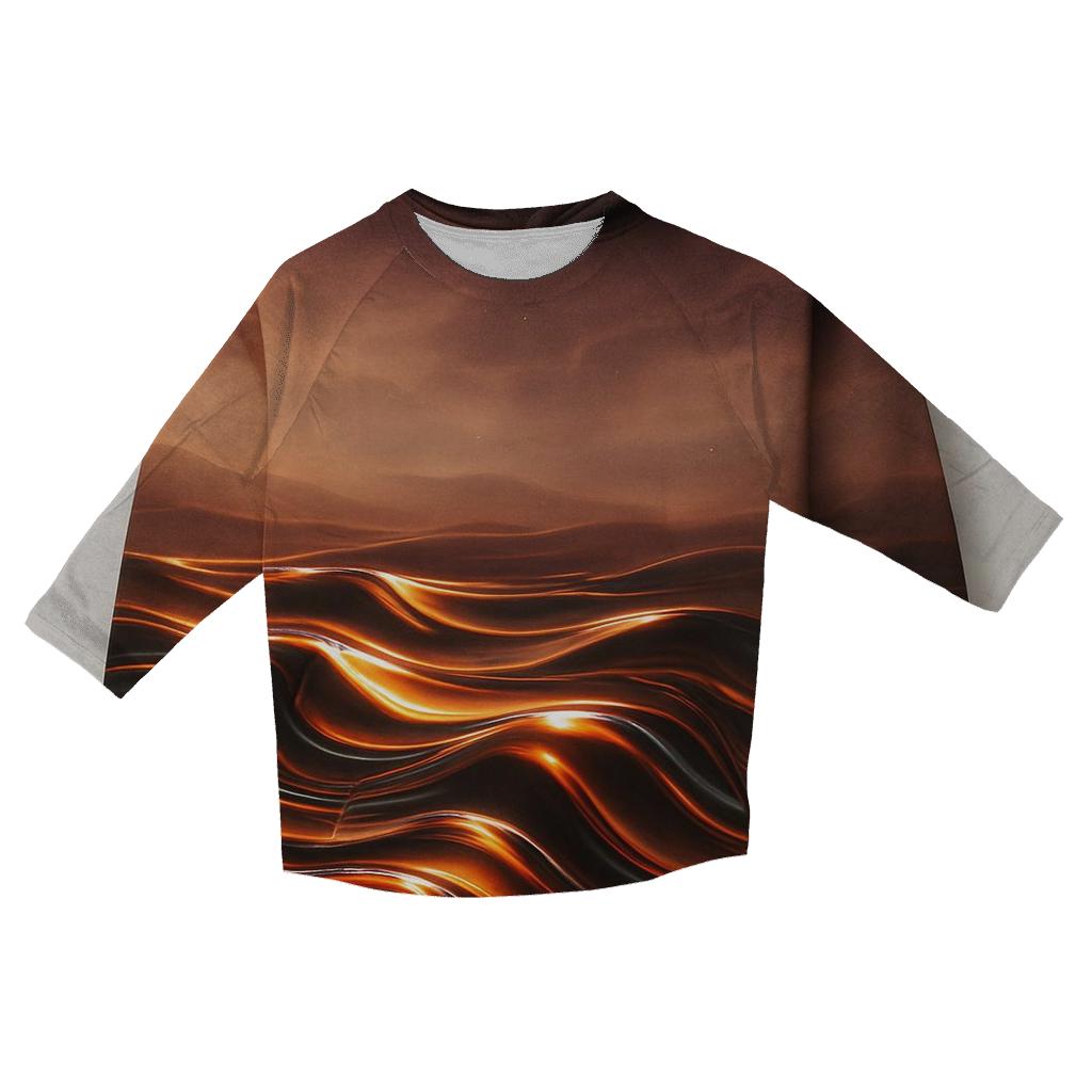Chromatic Mirage Dunes fashion 3/4 sleeve shirts