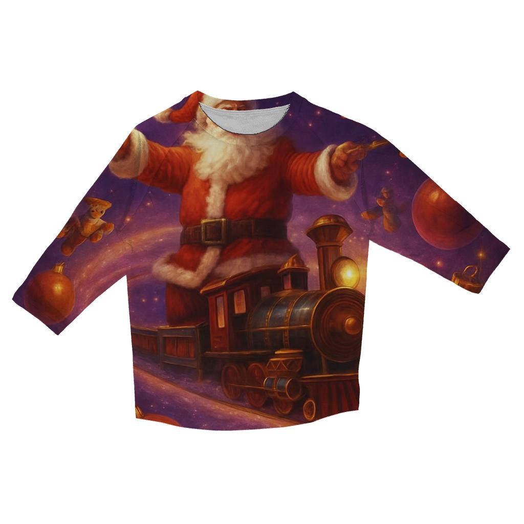 Galactic Toy Conductor Santa cotton quarter sleeve shirts