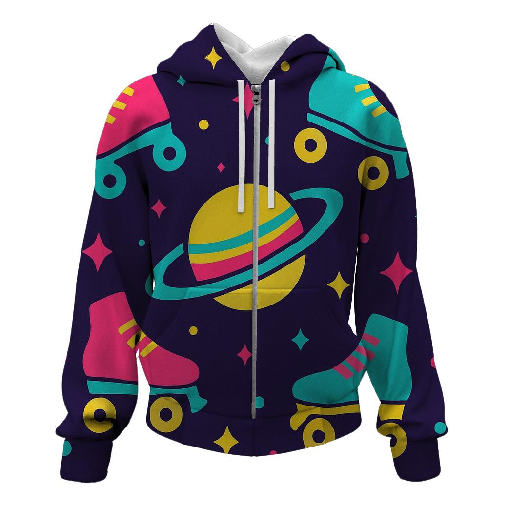Galactic Roller Disco hoodies fashion