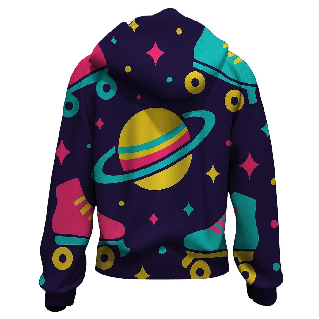 Galactic Roller Disco hoodies fashion