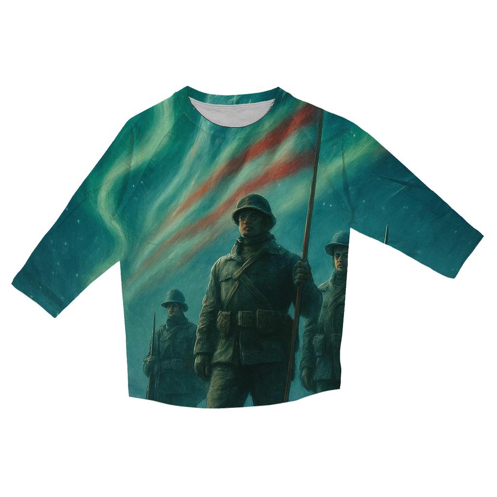 Ramparts Of The Northern Light fashion 3/4 sleeve shirts