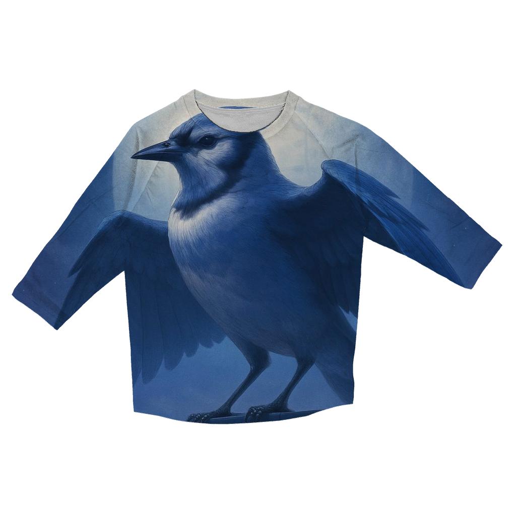 Celestial Outfield Guardian Blue Jays stylish quarter sleeve tops