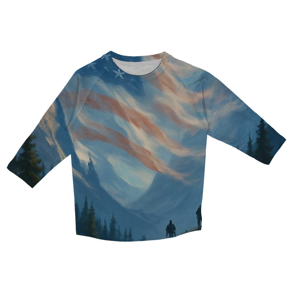 Mountain Trail Starwind personalized 3/4 sleeve tees
