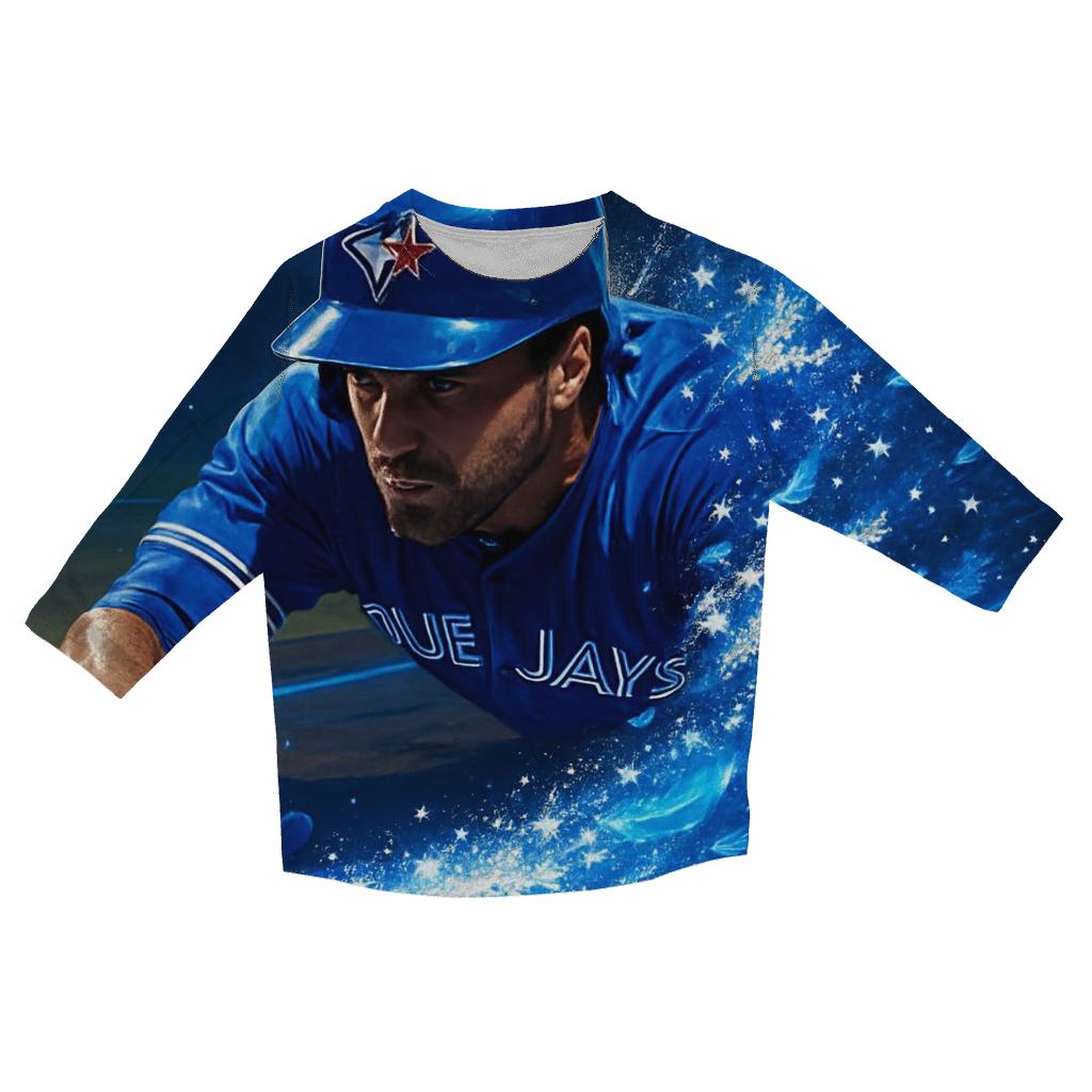 Starstream Basepath Blue Jays Fusion printed three quarter sleeve shirts