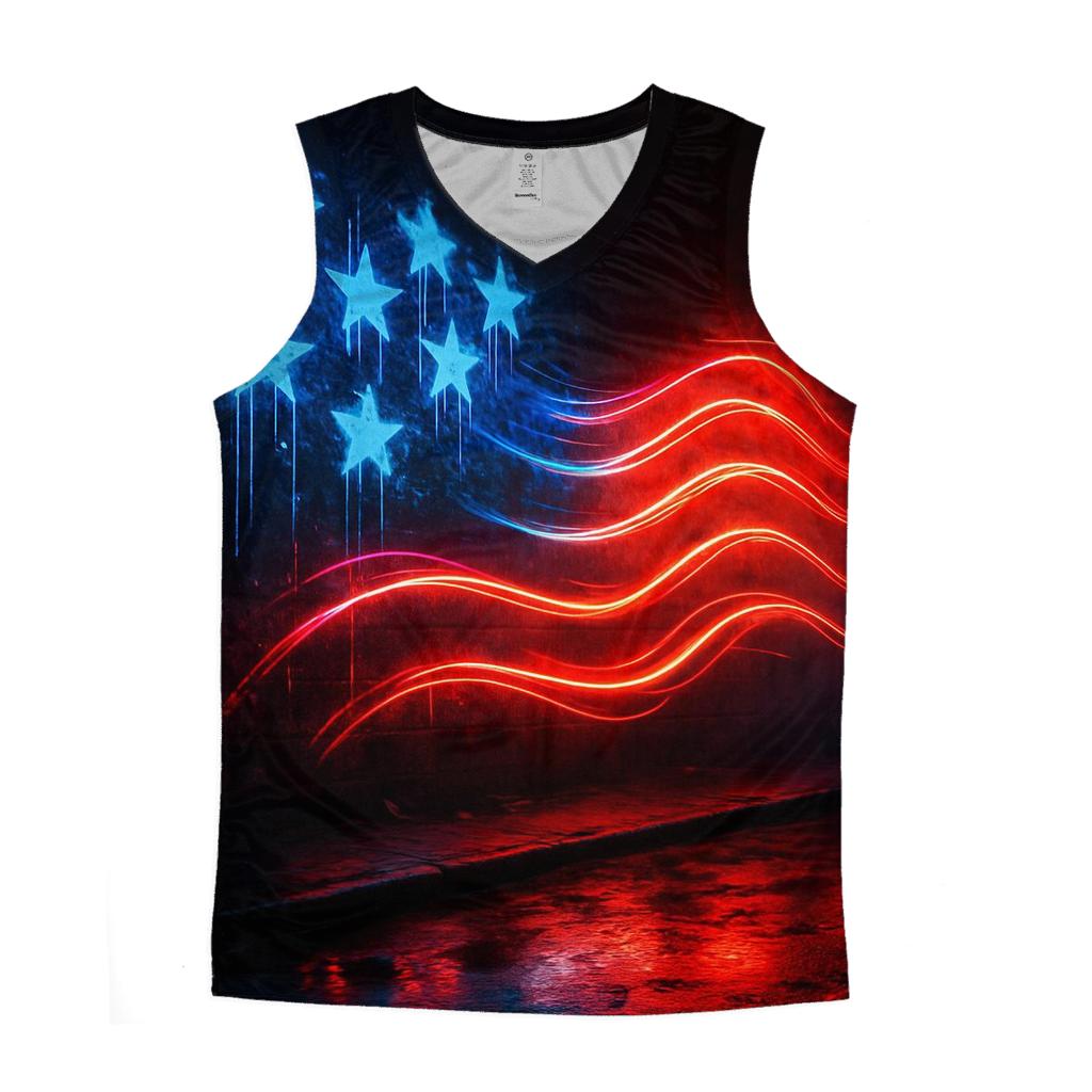 Neon Streetwave Stars casual summer tank tops