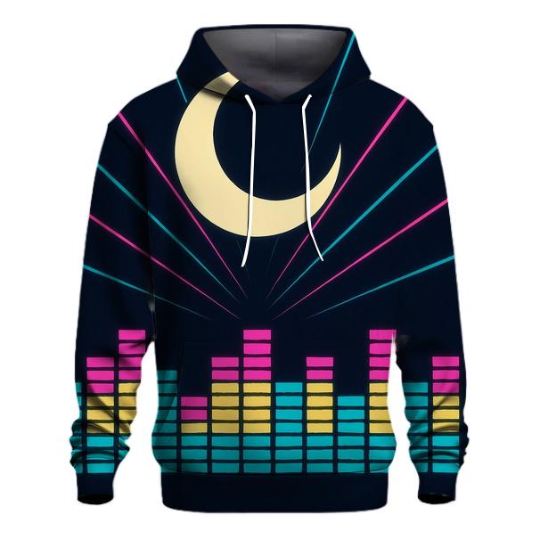 Laser Moon Soundwaves premium hoodies