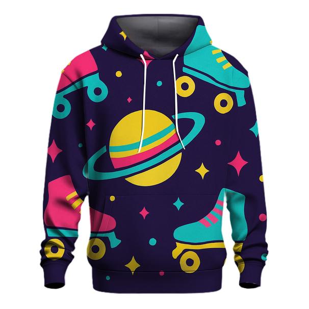 Galactic Roller Disco heavyweight hoodies