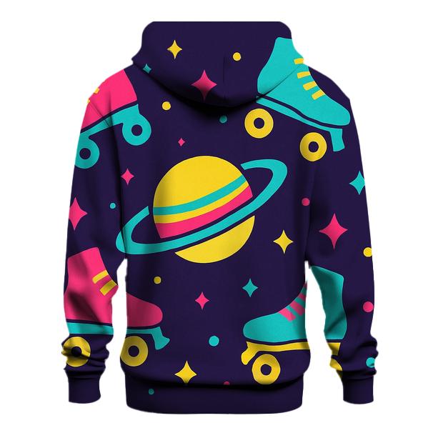Galactic Roller Disco heavyweight hoodies