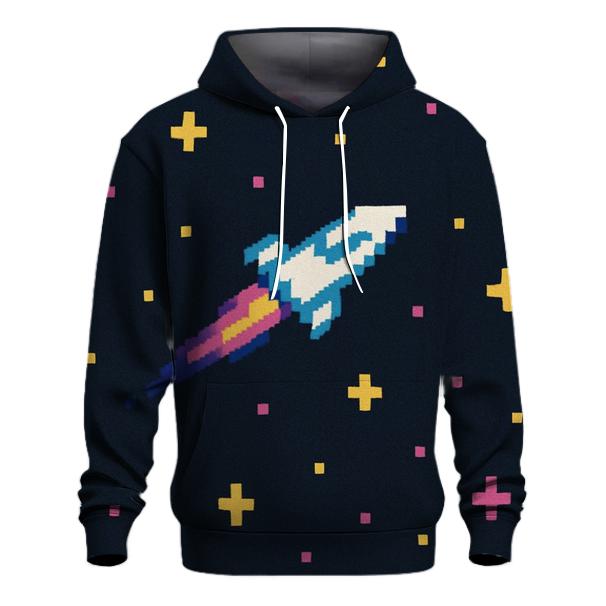 Pixel Star Voyager lightweight hoodies