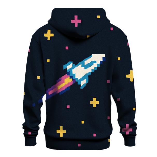 Pixel Star Voyager lightweight hoodies