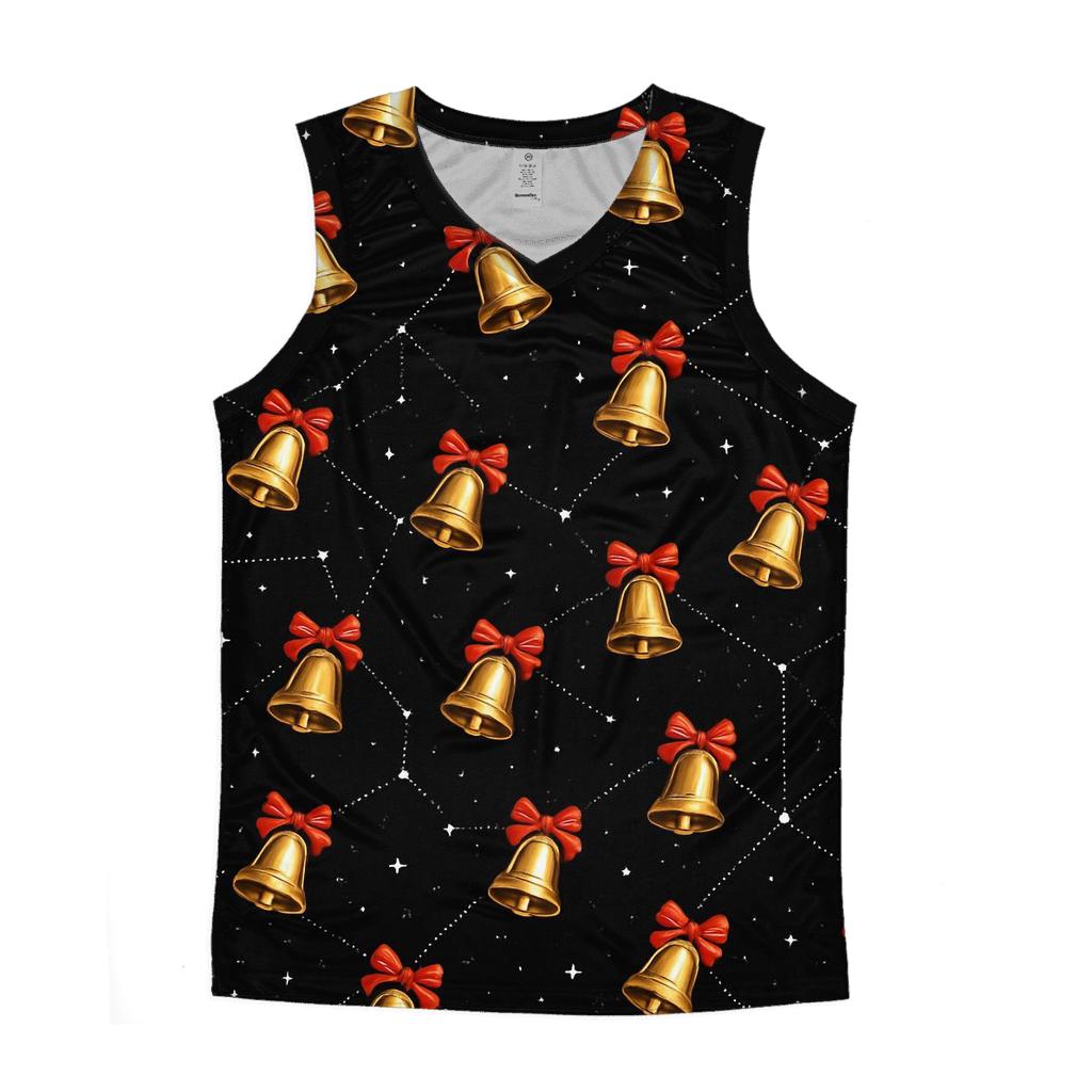 Golden Bell Constellation On Black designer workout tanks