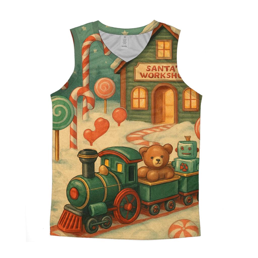 Toy Workshop Train Through Candy Forest stylish racerback tanks