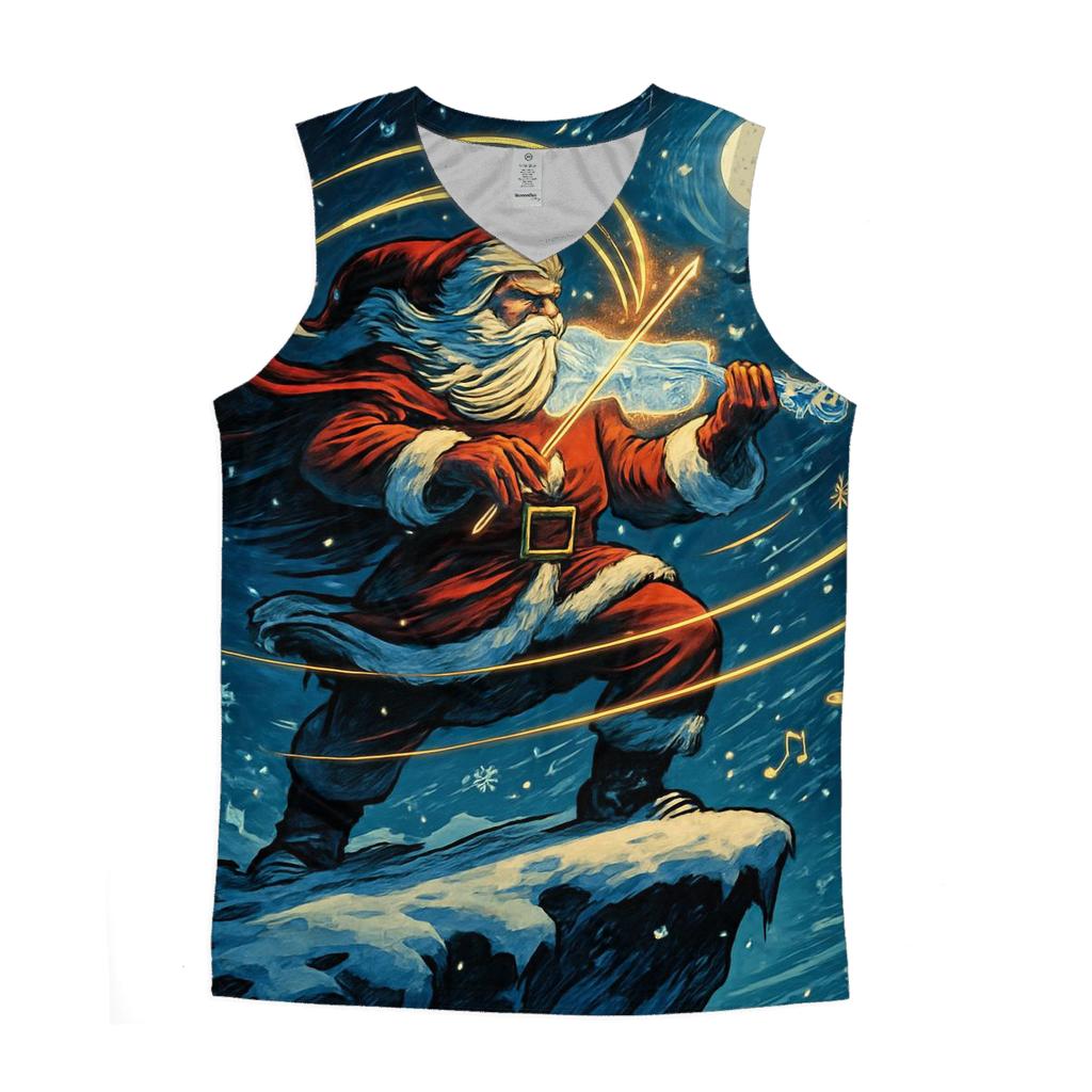 Blizzard Bard Santa Serenade cotton sleeveless tops