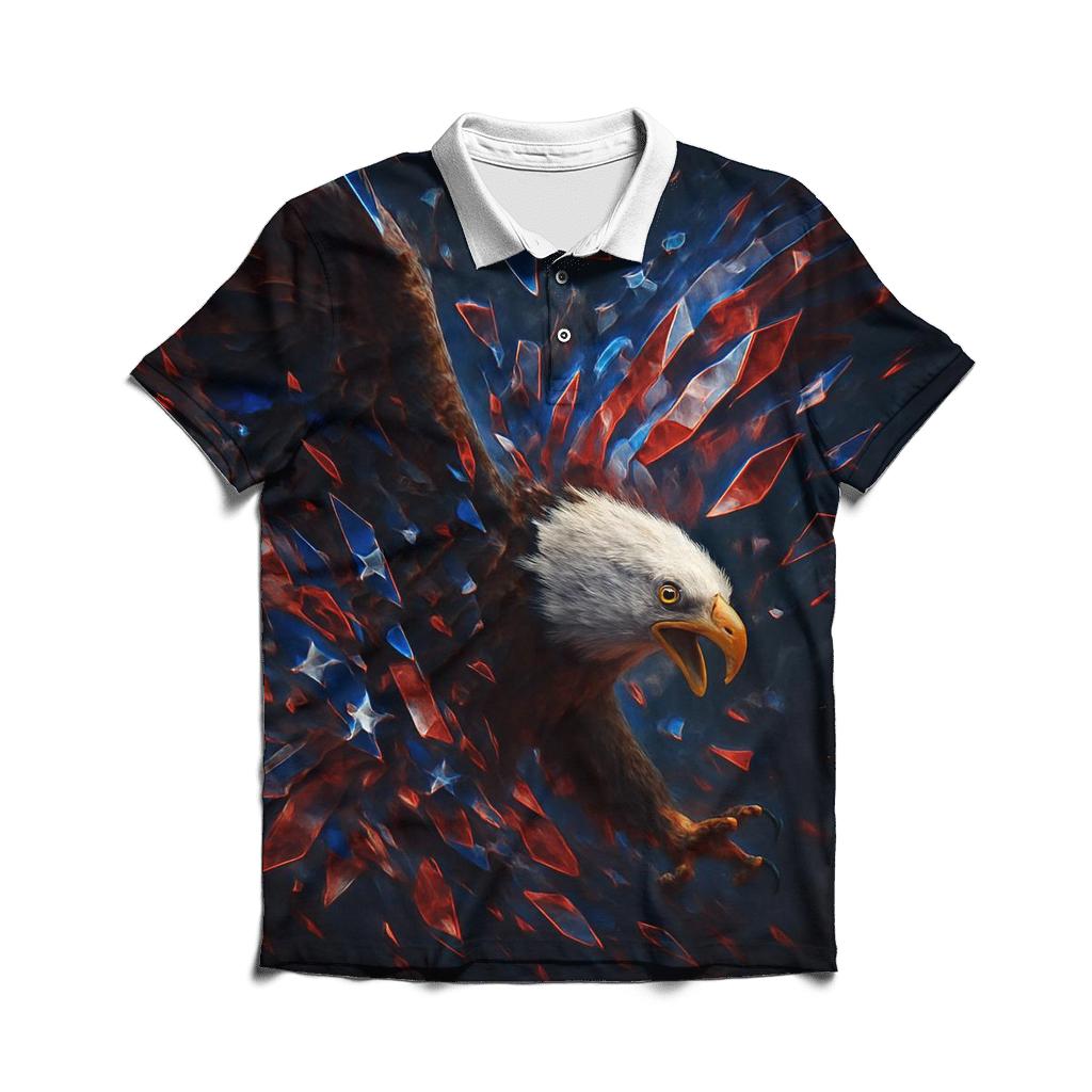 Eagle Of Shattered Stars branded logo polo shirts