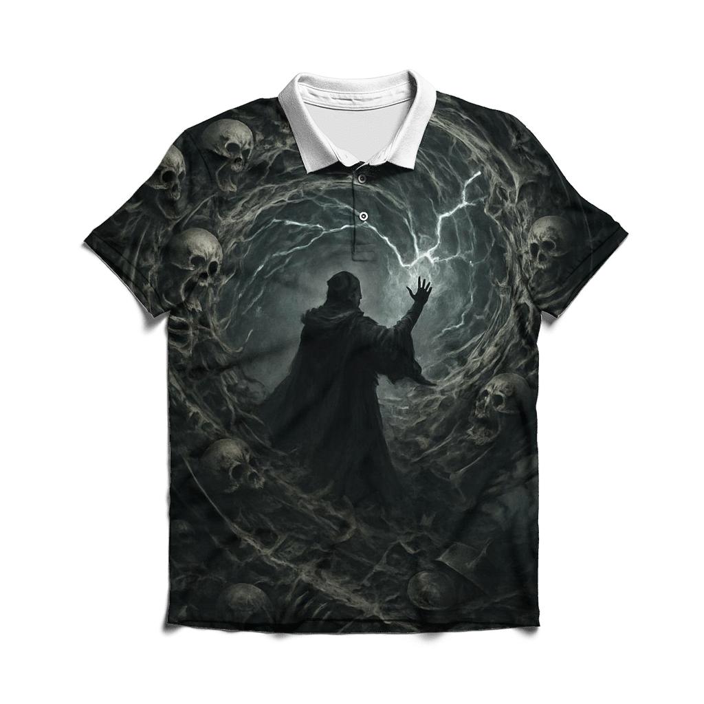 Echoes Of The Bone Storm stylish collar polo tees