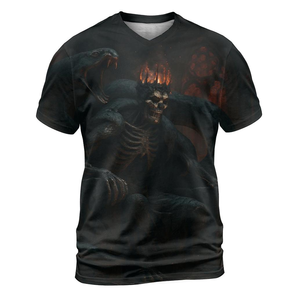 Throne Of The Ashen Serpent King unique graphic print tees