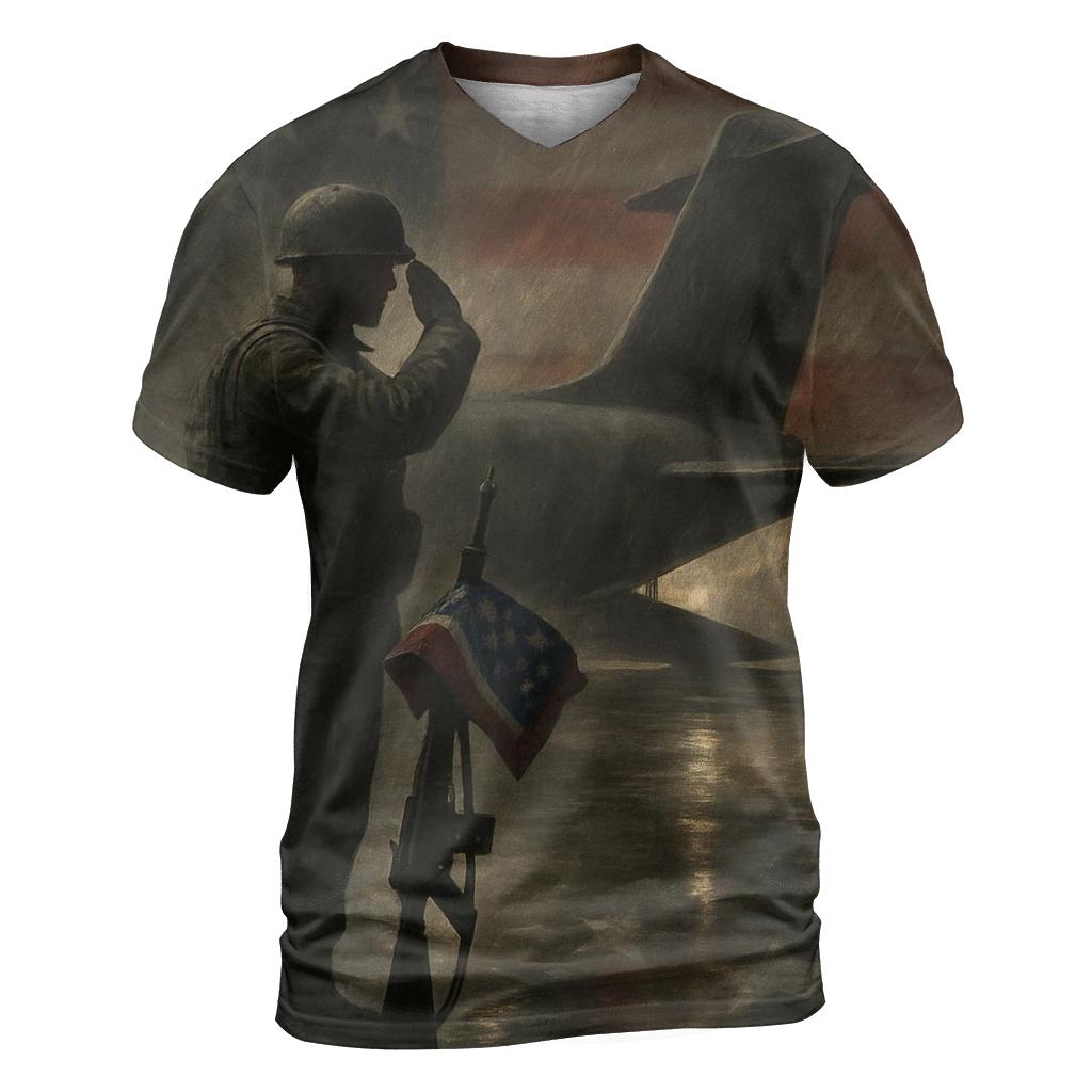 Silent Watch On The Tarmac custom all-over print shirts