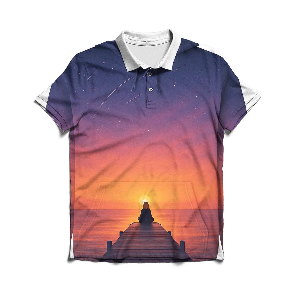 Stargazer Pier Ember Horizon premium cotton polo shirts