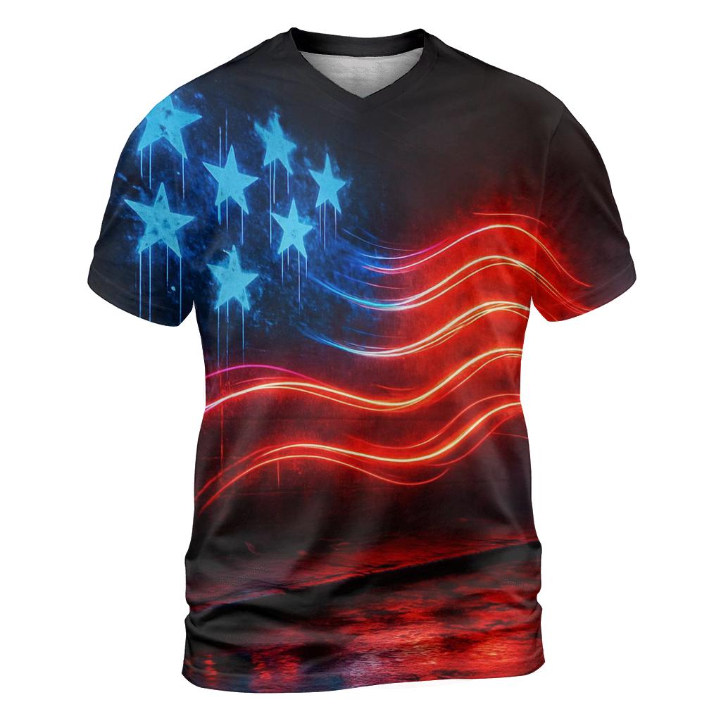 Neon Streetwave Stars designer pattern shirts
