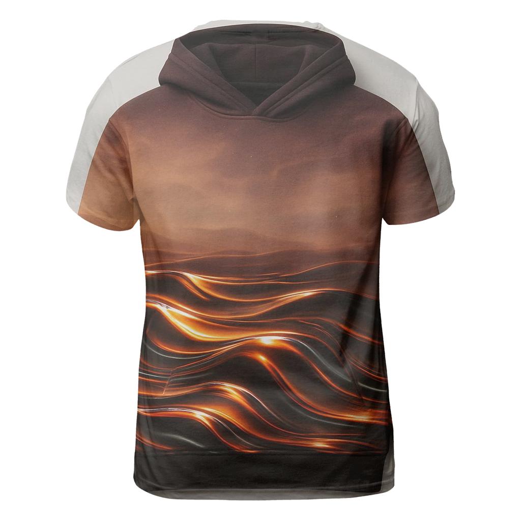 Chromatic Mirage Dunes vibrant all-over design tees