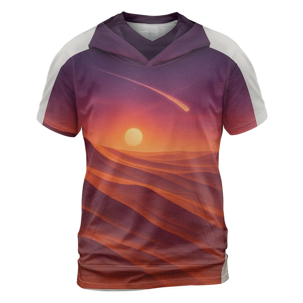 Desert Comet Sundown designer pattern shirts