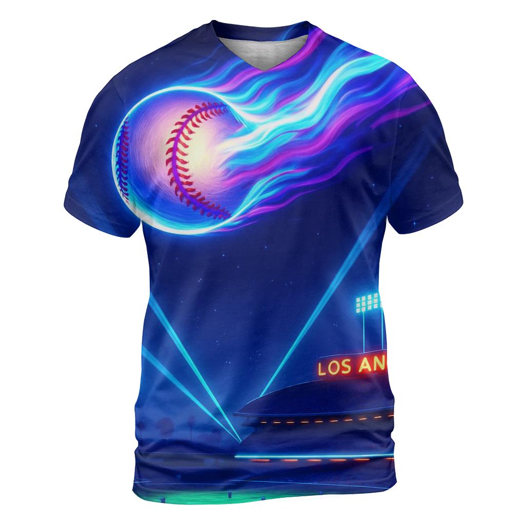 Dodgers Skyline Comet Home Run custom all-over print shirts