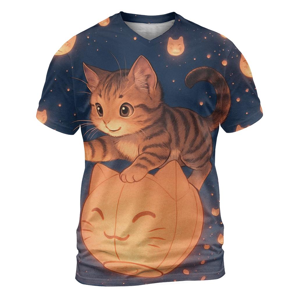 Sky Lantern Parade Kitten personalized full print shirts