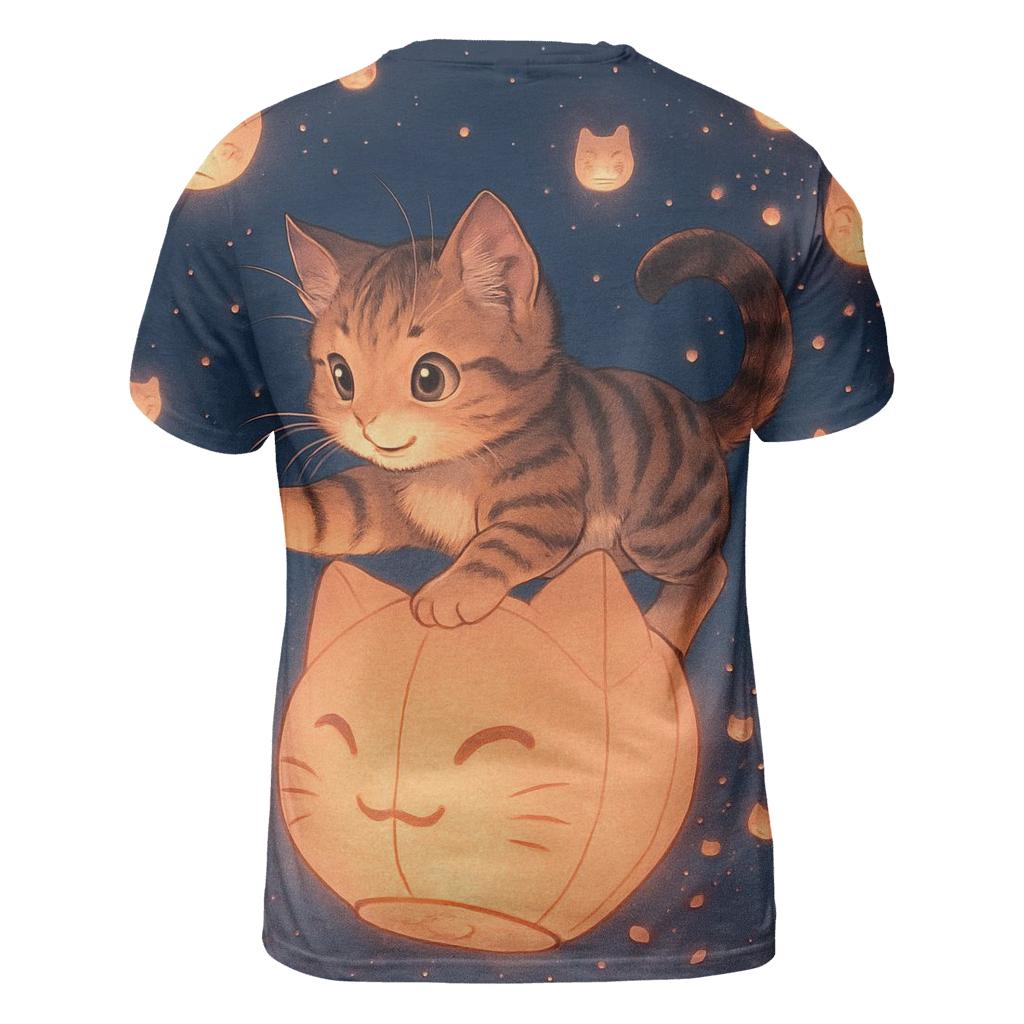 Sky Lantern Parade Kitten personalized full print shirts